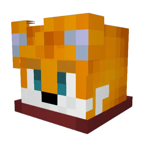 tosiek18 Minecraft avatar head, 3D render