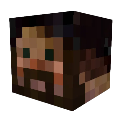 toster444 Minecraft avatar head, 3D render