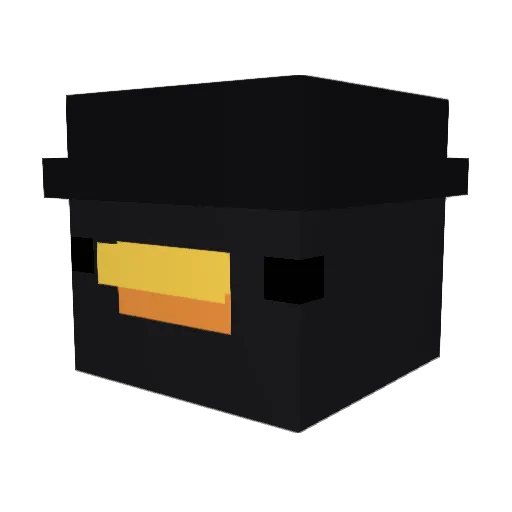 tostimayo Minecraft avatar head, 3D render