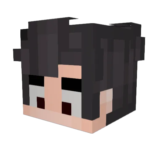 tosuke7 Minecraft avatar head, 3D render