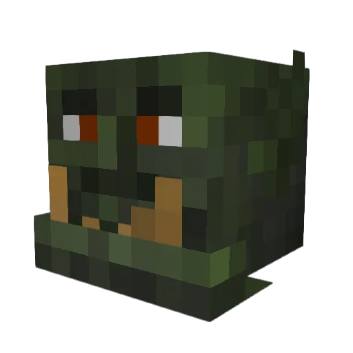 totalchaos197 Minecraft avatar head, 3D render