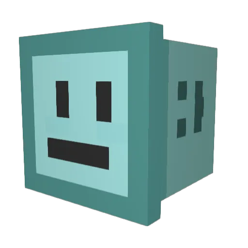 totally_apple67 Minecraft avatar head, 3D render