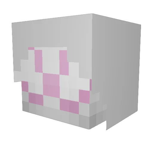 totallynotCait Minecraft avatar head, 3D render