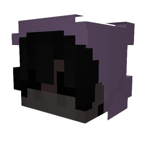 totallynottubo Minecraft avatar head, 3D render