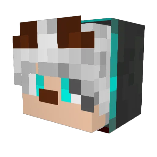 totavrum Minecraft avatar head, 3D render