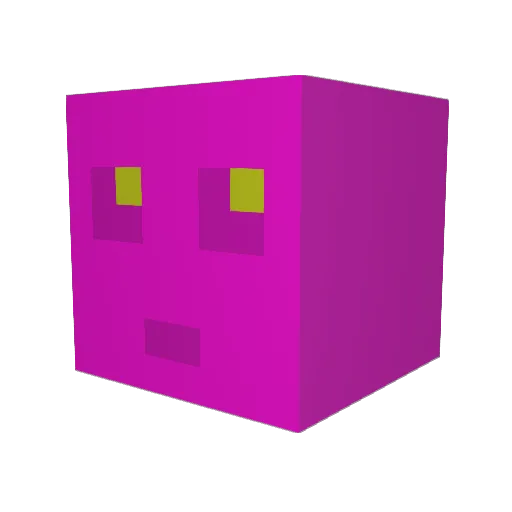 toteos Minecraft avatar head, 3D render