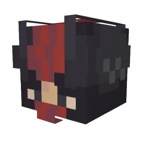 totheghostofyou Minecraft avatar head, 3D render