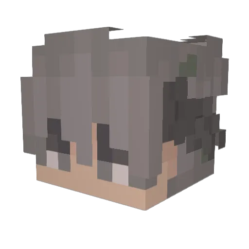 tothemoon__ Minecraft avatar head, 3D render