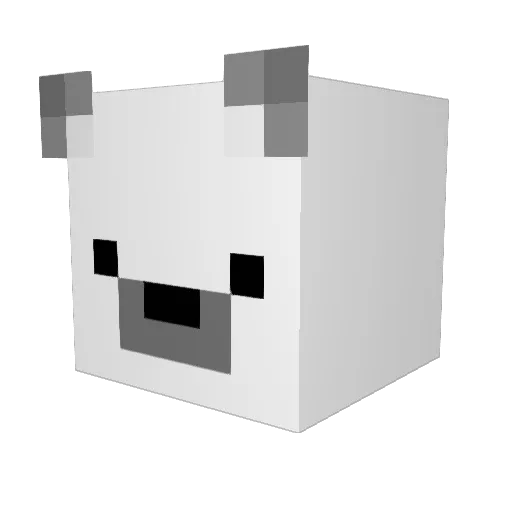 totibear15 Minecraft avatar head, 3D render