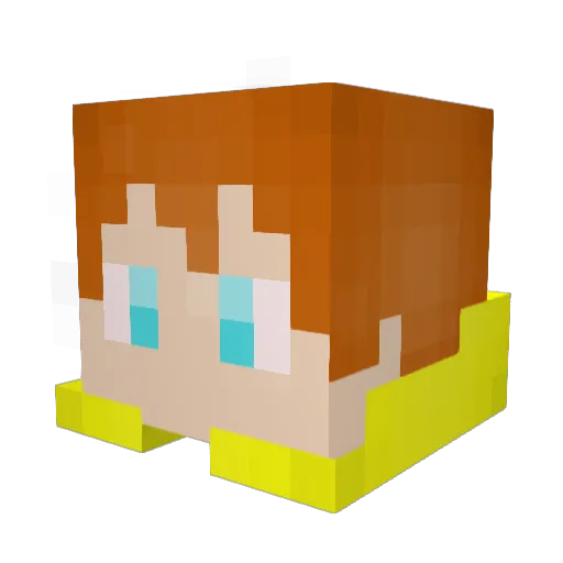 toto0516 Minecraft avatar head, 3D render