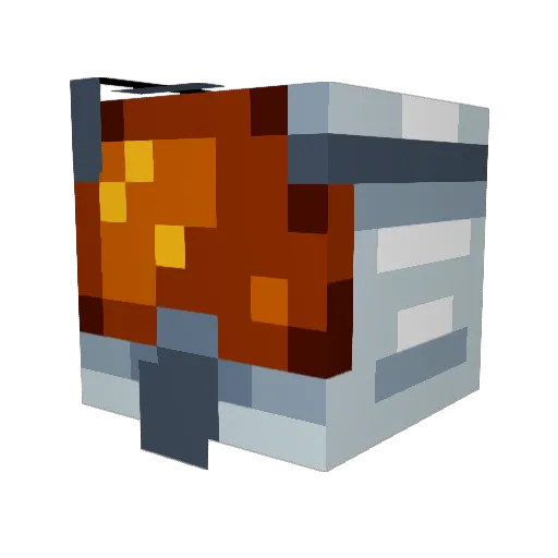 totoarks Minecraft avatar head, 3D render