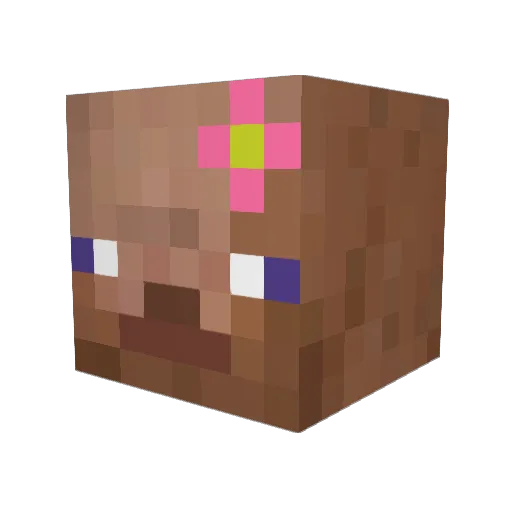 totocabj09 Minecraft avatar head, 3D render