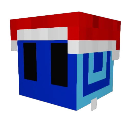 totolezero Minecraft avatar head, 3D render
