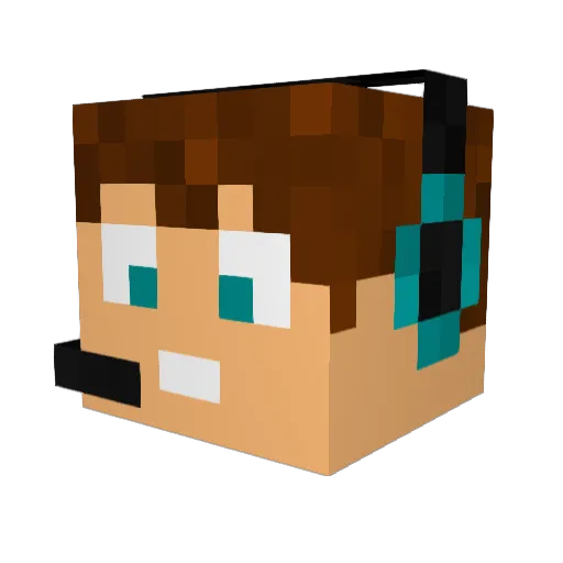 totop847 Minecraft avatar head, 3D render