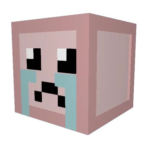 totorletaureau Minecraft avatar head, 3D render