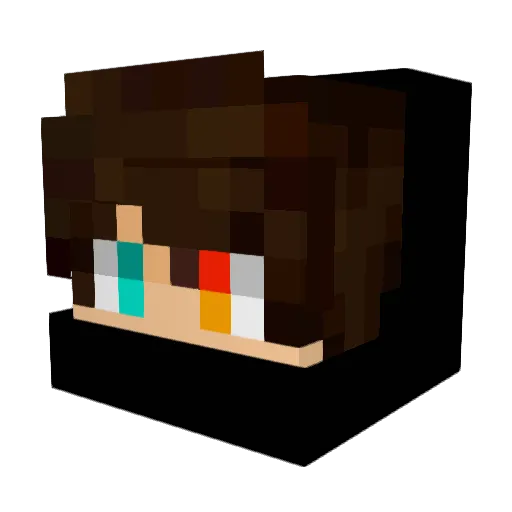 totoro0518 Minecraft avatar head, 3D render