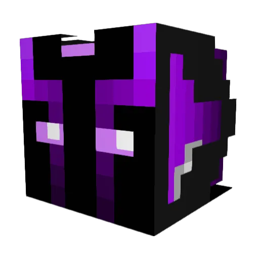 tototie Minecraft avatar head, 3D render