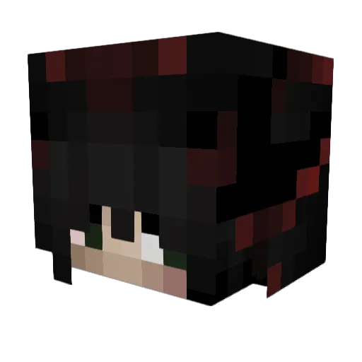totsaufen Minecraft avatar head, 3D render