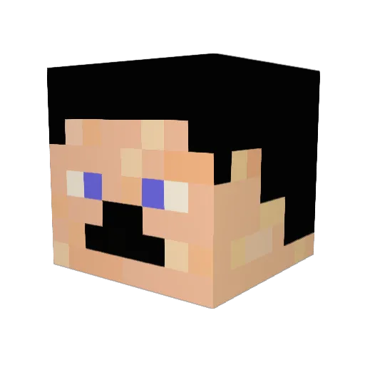 tottieshaw Minecraft avatar head, 3D render