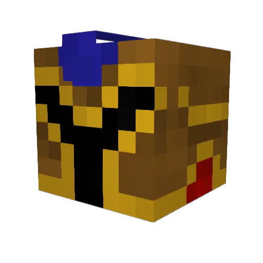 tottot300 Minecraft avatar head, 3D render