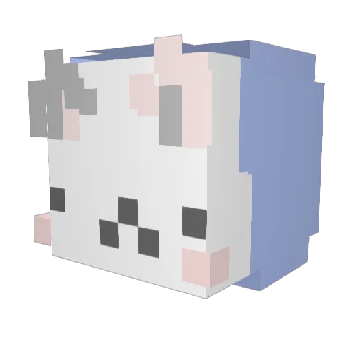 totviktor4 Minecraft avatar head, 3D render
