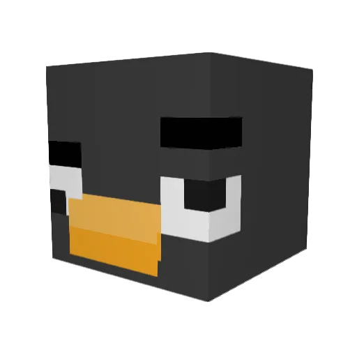 touchmyanoose Minecraft avatar head, 3D render