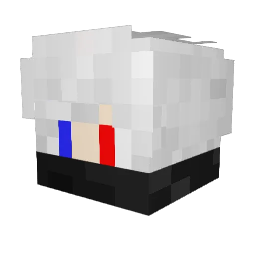 touffo62 Minecraft avatar head, 3D render