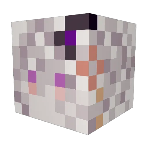 touka856 Minecraft avatar head, 3D render