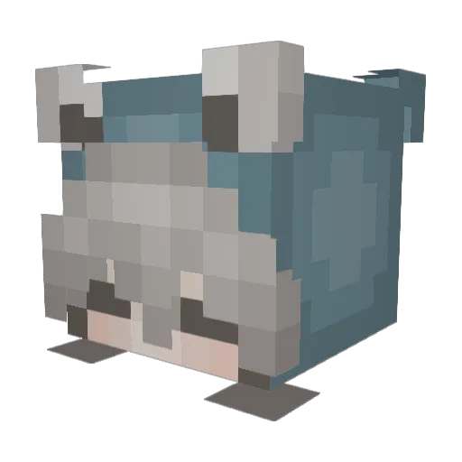 tox1c_ang3l Minecraft avatar head, 3D render