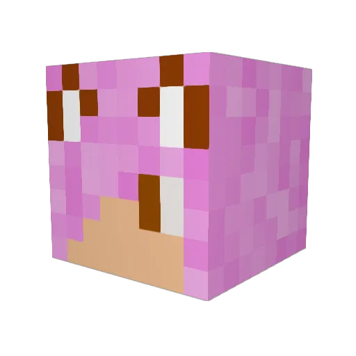 toxicAvulsionist Minecraft avatar head, 3D render