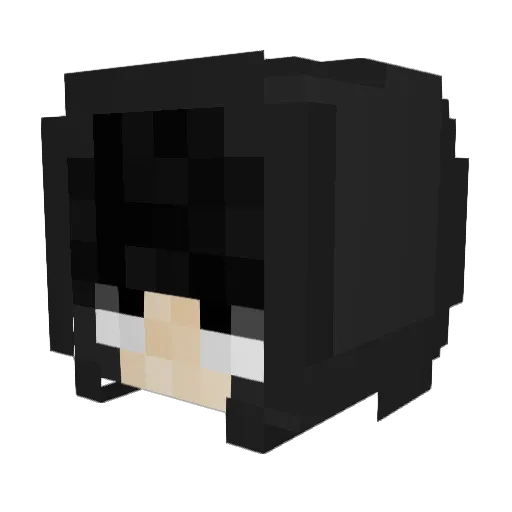 toxicyy_ Minecraft avatar head, 3D render