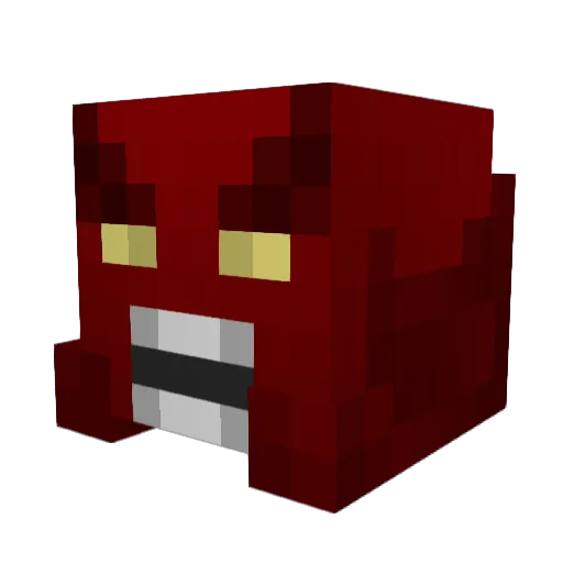 toxiczebra Minecraft avatar head, 3D render