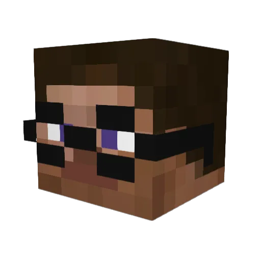 toxiicbtw344a Minecraft avatar head, 3D render