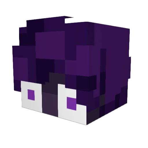 toyaoshi Minecraft avatar head, 3D render