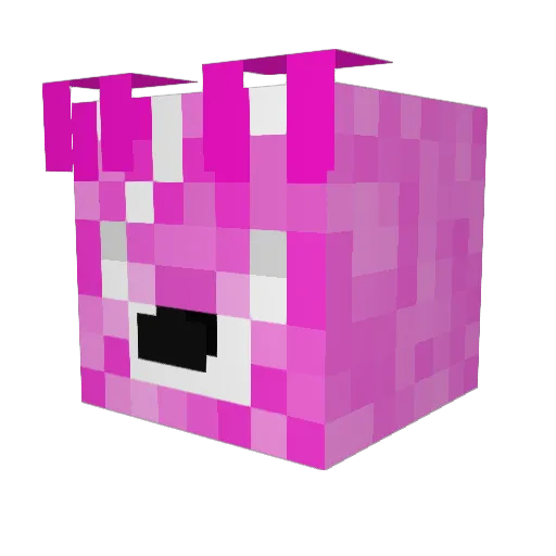 toyohh Minecraft avatar head, 3D render