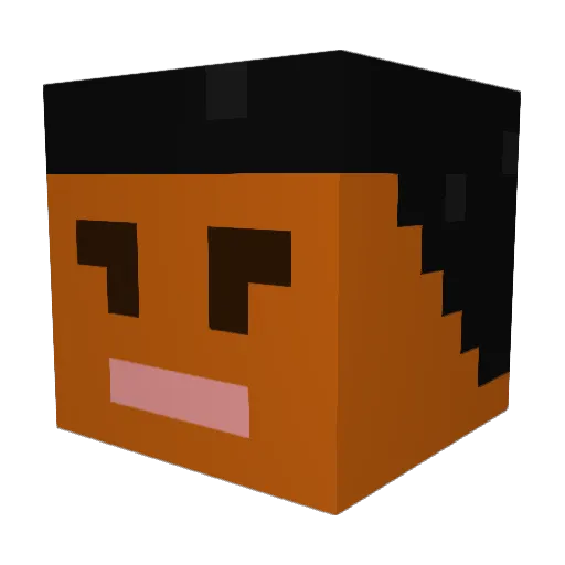 tozza69 Minecraft avatar head, 3D render