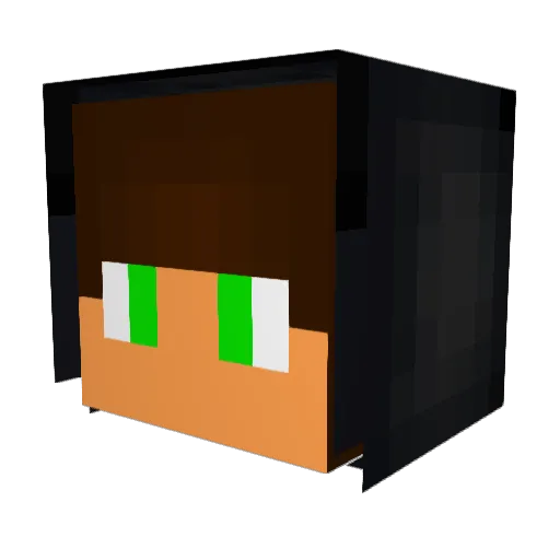 tp15_v5 Minecraft avatar head, 3D render