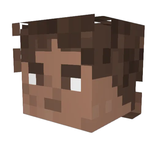 tpappy7 Minecraft avatar head, 3D render