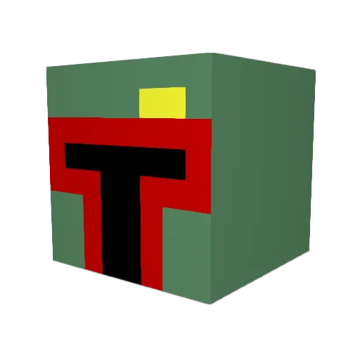 tpepps89 Minecraft avatar head, 3D render