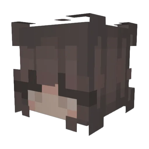 tphanimal Minecraft avatar head, 3D render