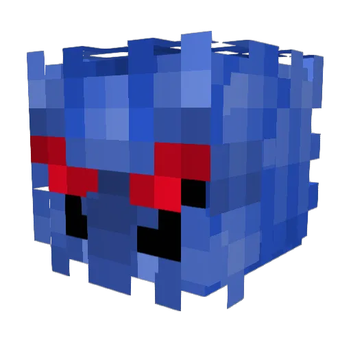 tpoko Minecraft avatar head, 3D render