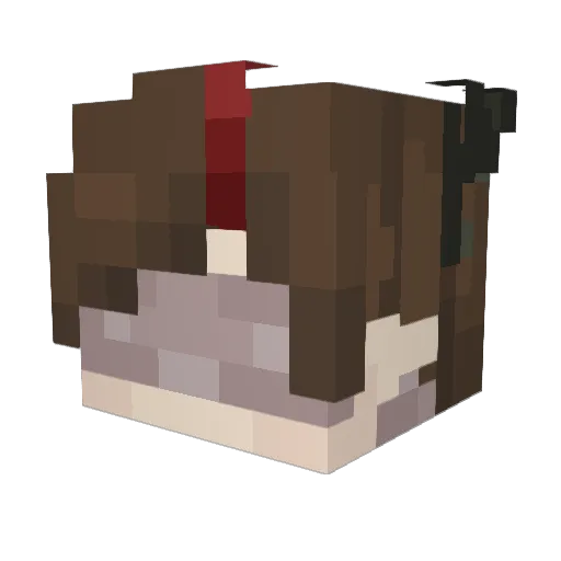 tqrpiar Minecraft avatar head, 3D render