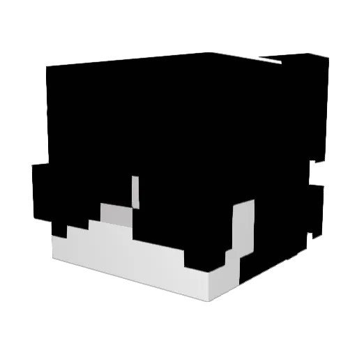 tr1anta Minecraft avatar head, 3D render