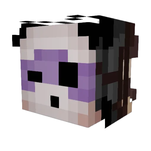tr4it0rspace Minecraft avatar head, 3D render