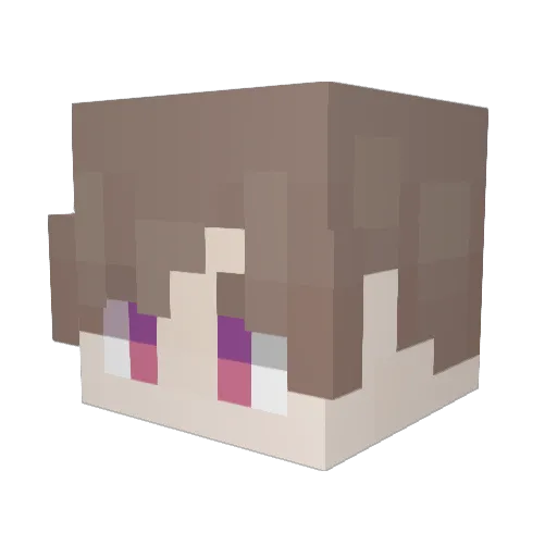 traBma0 Minecraft avatar head, 3D render