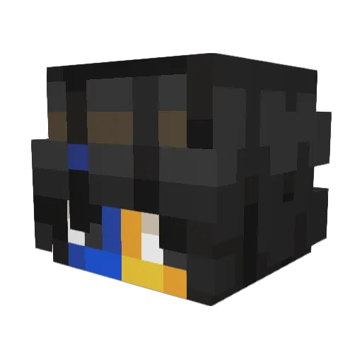 traba2008 Minecraft avatar head, 3D render