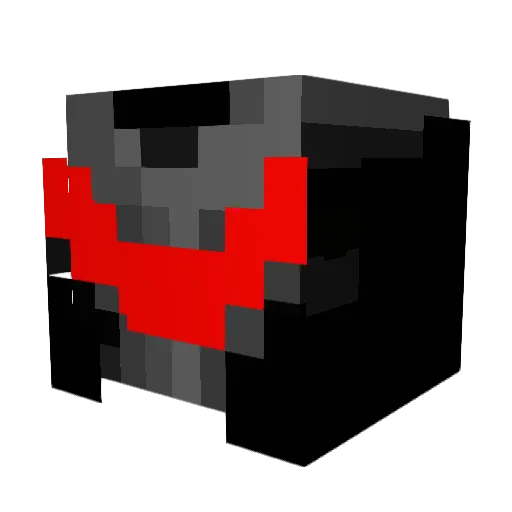 tragicfuneral Minecraft avatar head, 3D render