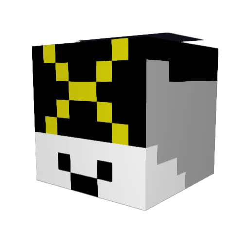 trahal2 Minecraft avatar head, 3D render