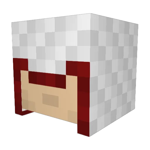 trailbeard Minecraft avatar head, 3D render