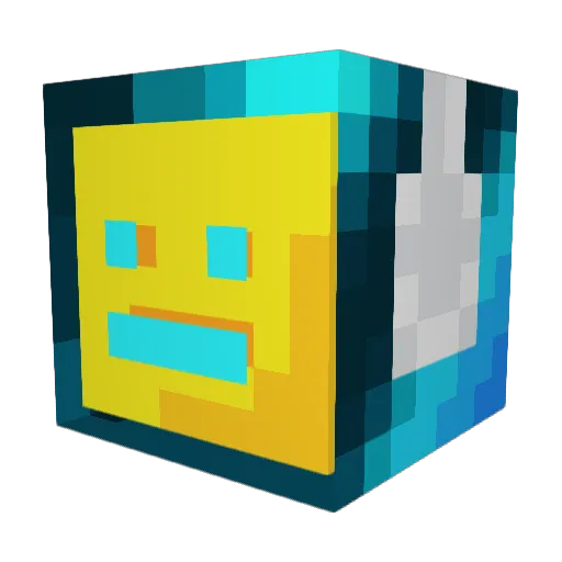 traincreeper2 Minecraft avatar head, 3D render